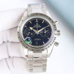 Omega Speedmaster 9300 Movement 41.5mm Pot Lid Glass Mirror Silver Hands Watch